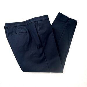 Boden Women’s Pants Navy Blue Ankle Classic Stretch Slacks Size 10P